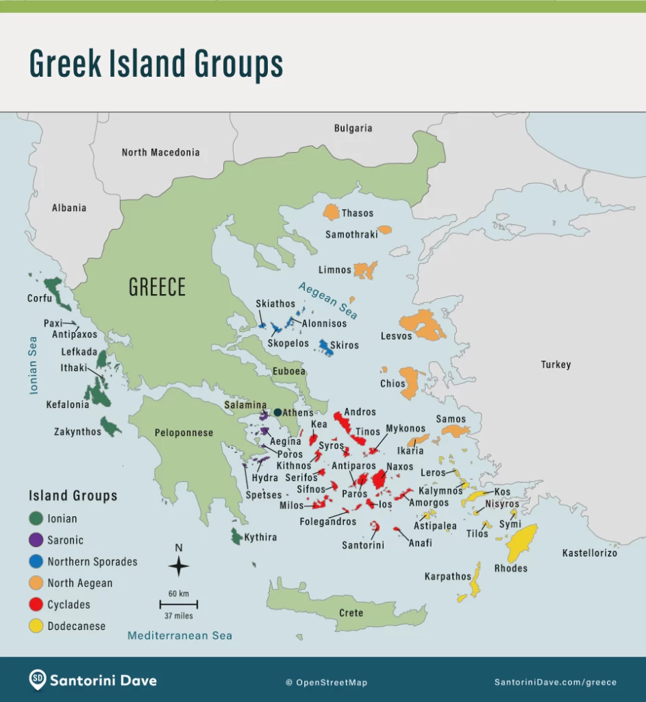 Mapa de Grecia